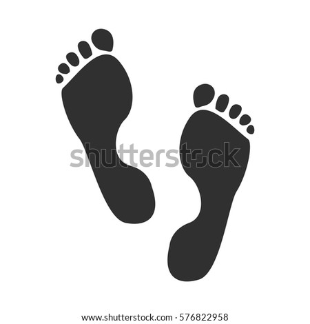 Feet silhouette