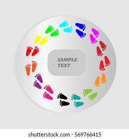 feet vector