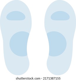 feet Vector illustration on a transparent background. Premium quality symmbols. Glyphs vector icons for concept and graphic design. 

