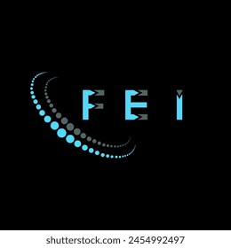 FEI letter logo abstract design. FEI unique design. FEI.
