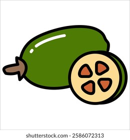 Feijoa Icon Element For Design