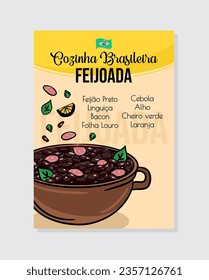 Feijoada Brazilian food - feijao, linguiça, porco