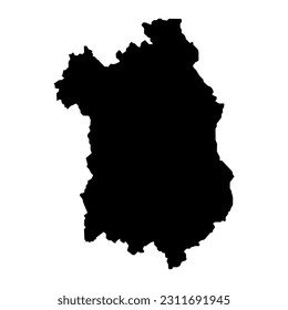 Fejer county map, administrative district of Hungary. Vector illustration.
