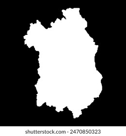 Fejer county map, administrative district of Hungary. Vector illustration.