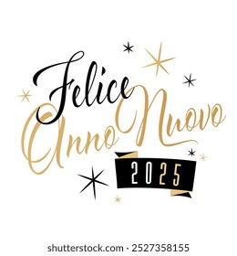 Felice anno nuovo 2025, Feliz Ano Novo em língua italiana