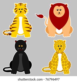 Felidae Family Sticker