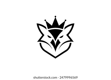 Feline with crown iconic logo