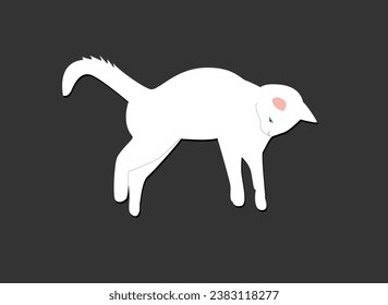 Feline friends and domestic animals concept vector