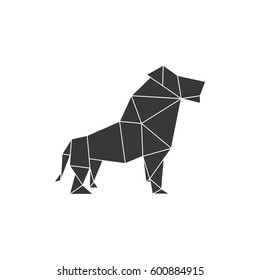 Felines vector Leo the Lion Side sign illustration design quality