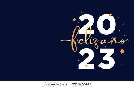 "feliz año 2023" means happy new year in spanish