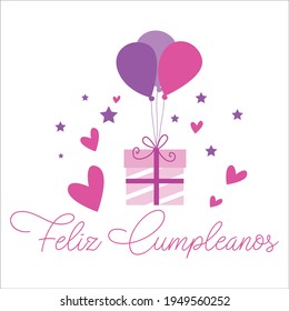 Feliz Compleanos Vector Template Design Illustration