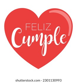 "feliz cumple" means happy birthday in spanish card