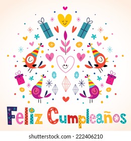 Feliz Cumpleanos - Happy Birthday in Spanish card