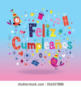 Feliz Cumpleanos - Happy Birthday in Spanish card
