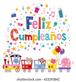 Feliz Cumpleanos - Happy Birthday in Spanish card