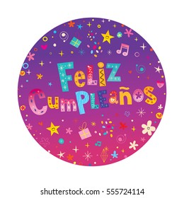 Feliz Cumpleanos Happy Birthday in Spanish card