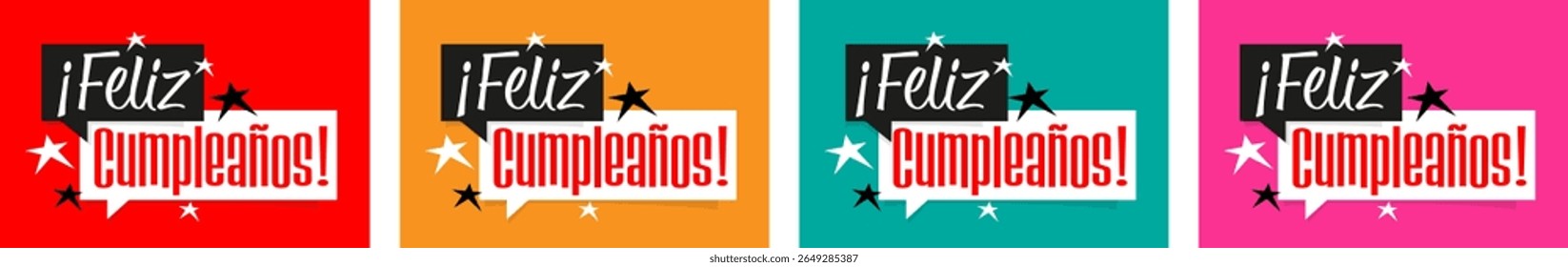 Feliz aniversário em espanhol