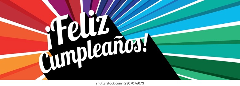 Feliz cumpleaños : Happy Birthday in spanish language