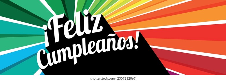 Feliz cumpleaños : Happy Birthday in spanish language