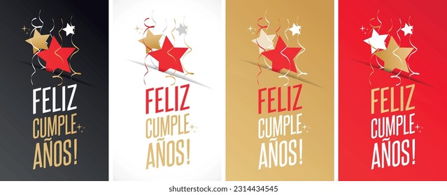 Feliz cumpleaños : Happy Birthday in spanish language