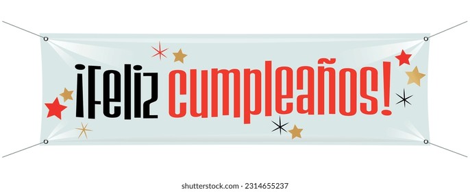 Feliz cumpleaños : Happy Birthday in spanish language