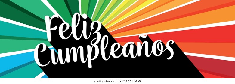 Feliz cumpleaños : Happy Birthday in spanish language