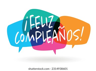 Feliz cumpleaños : Happy Birthday in spanish language