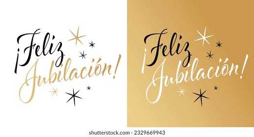 Feliz jubilación, happy retirement in spanish