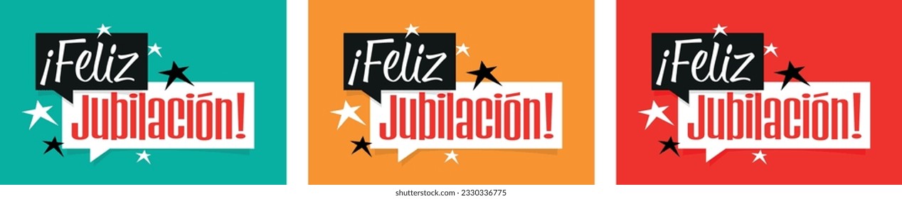 Feliz jubilación, happy retirement in spanish