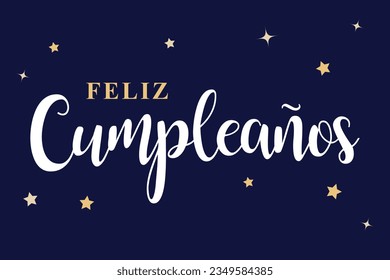 "feliz cumpleaños" means happy birthday in spanish