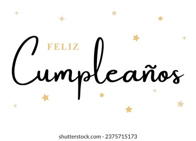 "feliz cumpleaños" means happy birthday in spanish