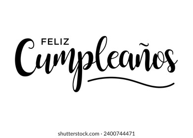 "feliz cumpleaños" means happy birthday in spanish