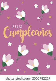 "feliz cumpleaños" means happy birthday in spanish