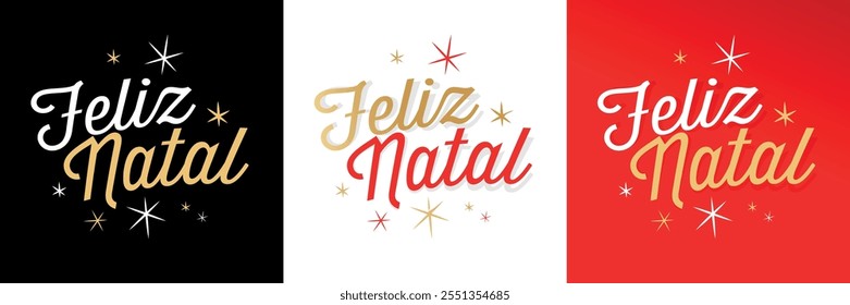 Feliz natal, Merry Christmas in Portuguese