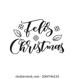 feliz natal quote lettering motivation design illustration craft