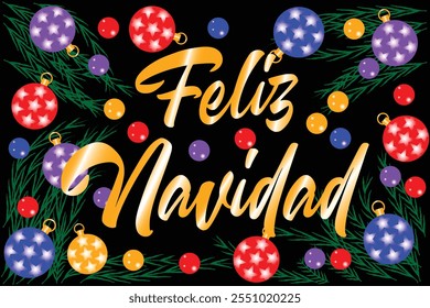 Feliz Navidad Dekoration Lichter Festival