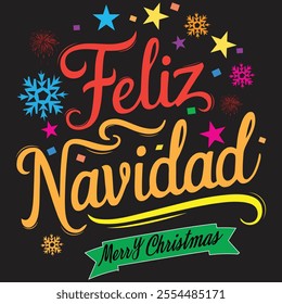 Feliz Navidad Holiday Season and Christmas Badges