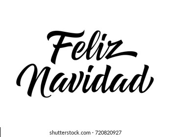 Feliz Navidad lettering