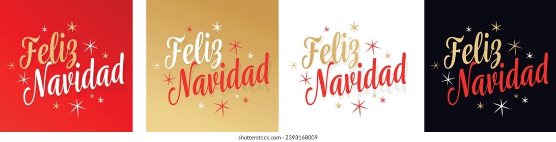 Feliz Navidad, Merry Christmas in Spanish