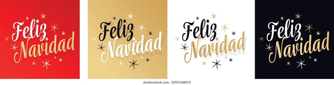 Feliz Navidad, Merry Christmas in Spanish