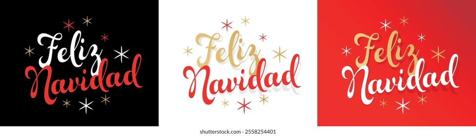 Feliz Navidad, Merry Christmas in Spanish