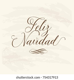 Feliz Navidad (Merry Christmas in Spanish) Vintage