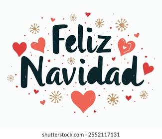 Feliz Navidad espanhol Feliz Natal Moderno caligrafia letras no adesivo para saudações da temporada. Fundo do vetor.