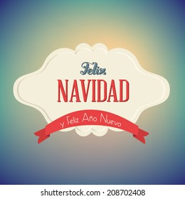 Feliz Navidad. Vector illustration