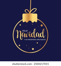 "feliz navidad y próspero año nuevo 2023" means merry christmas and happy new year 2023 in spanish