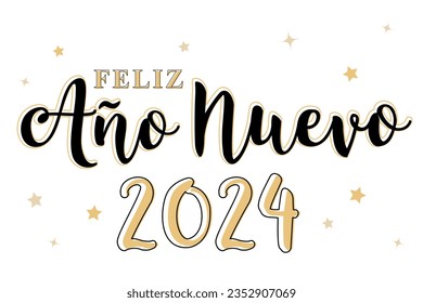 "feliz año nuevo 2024" means happy new year 2024 in spanish