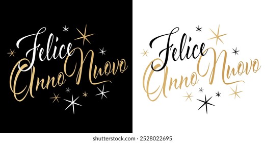 Feliz año nuevo, Happy new year in spanish language