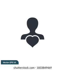 felling good icon illustration simple design element vector logo template