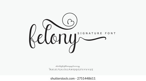 FELONY wordmark logo in stylish typography design, suitable for branding, luxury identity, editorial use and creative business projects.