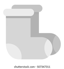 Felt boots icon. Flat illustration of felt boots vector icon for web